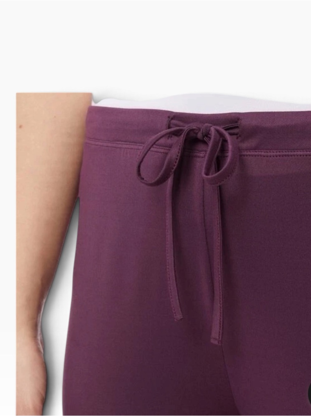 32 Degrees Cool Sleep Pants NWT | Large • 2‑Pack • Black & Plum Lounge Pants - Picture 5 of 6